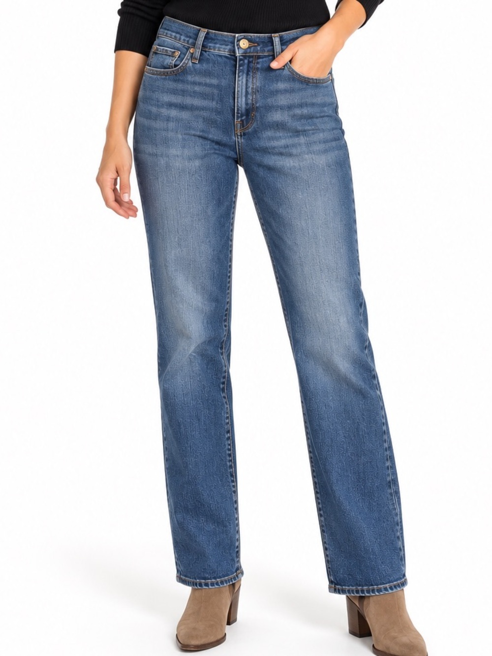 GAP Women’s Classic Straight Jeans Size 12 Regular Medium Wash 31” Denim